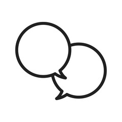Chat Icon vector image. Suitable for use on web apps, mobile apps, and print media