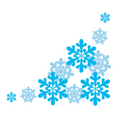 Christmas Snowflakes Corner