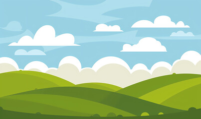 Fototapeta premium landscape with mountains