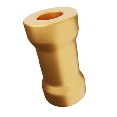 3d gold geometric abstract