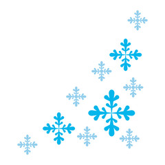 Christmas Snowflakes Corner