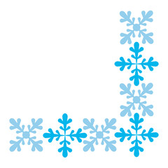 Christmas Snowflakes Corner
