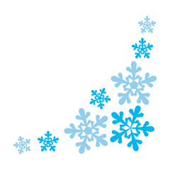 Christmas Snowflakes Corner
