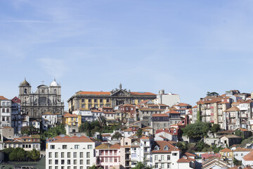 Fototapeta premium Buildings in downtown Porto in Portugal