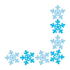 Christmas Snowflakes Corner