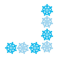 Christmas Snowflakes Corner