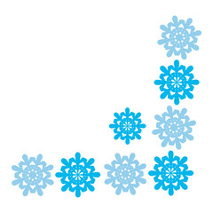 Christmas Snowflakes Corner