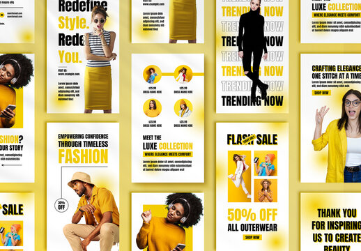 Stylish Social Media Story Template For Fashion Branding
