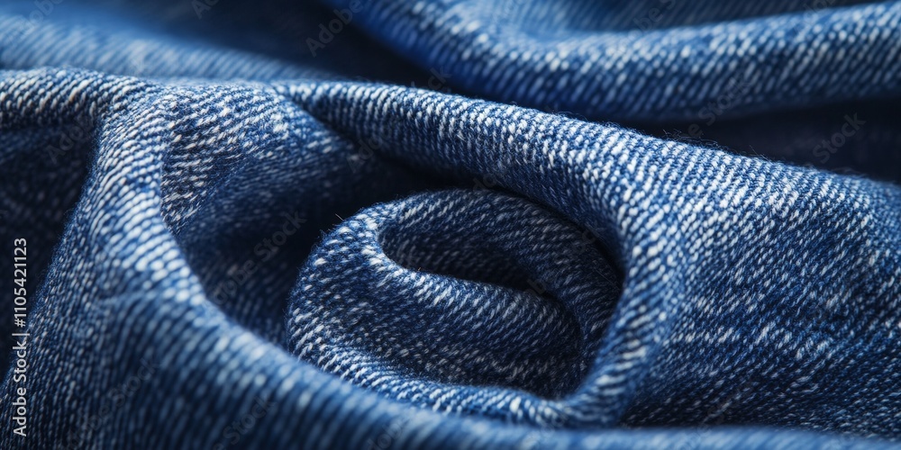 Aufkleber close up view of textured jeans fabric showcasing the unique qualities of denim textile. this jeans 
