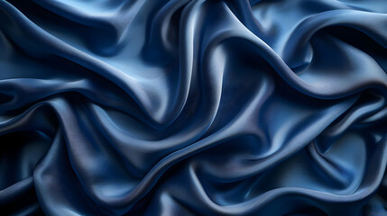 Fototapeta premium Blue Fabric Abstract Background