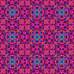 Vibrant Mosaic Seamless Pattern