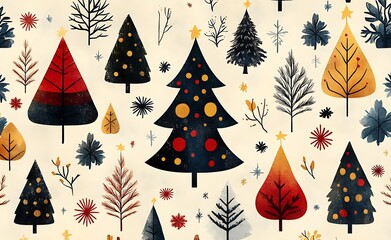 A Pattern of Trees and Plants
