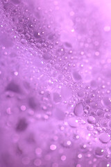 Tiny Bubbles on a Colour Background Condensation Pink Steam Water