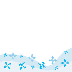 Christmas Snowflakes Footer