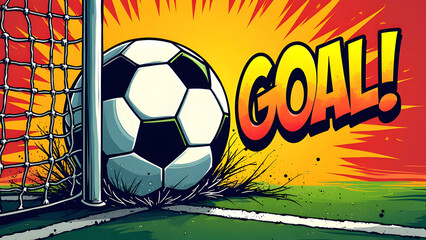 Goal Explosion in Comic Style