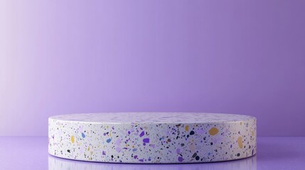 Terrazzo Podium Purple.
