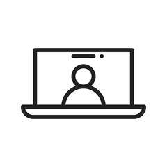 Lecture Icon vector image. Suitable for use on web apps, mobile apps, and print media