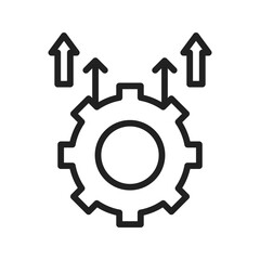 Productivity Icon vector image. Suitable for use on web apps, mobile apps, and print media