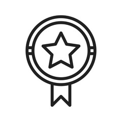 Accomplishment Icon vector image. Suitable for use on web apps, mobile apps, and print media