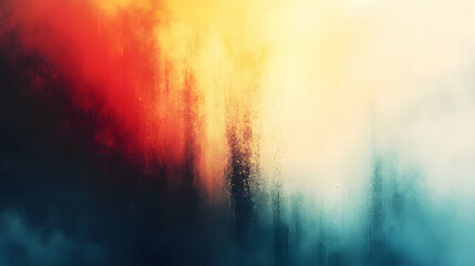 Naklejka premium Abstract Colorful Background: Warm and Cool Hues Blend Seamlessly in a Textured Digital Painting
