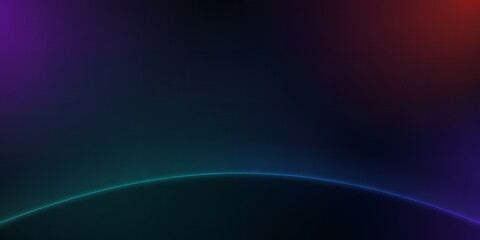 Fototapeta premium Abstract Dark Background with Neon Glow