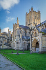 Obraz premium Wells Cathedral in Wiltshire Engalnd