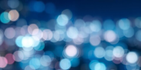 Fototapeta premium Abstract bokeh of city lights at night.