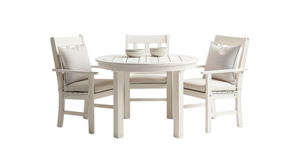 Dining table, 3 piece, Warwick off-white