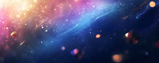 Obraz premium Abstract background of soft focus bokeh lights