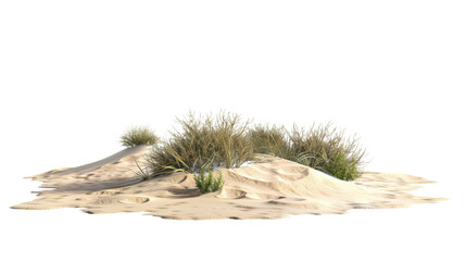 An isolated desert island