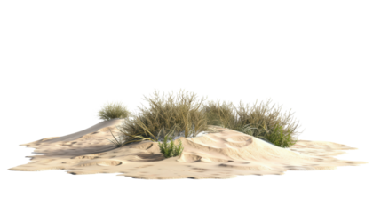 An isolated desert island