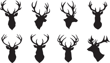 Nature-Inspired Deer Vector Head