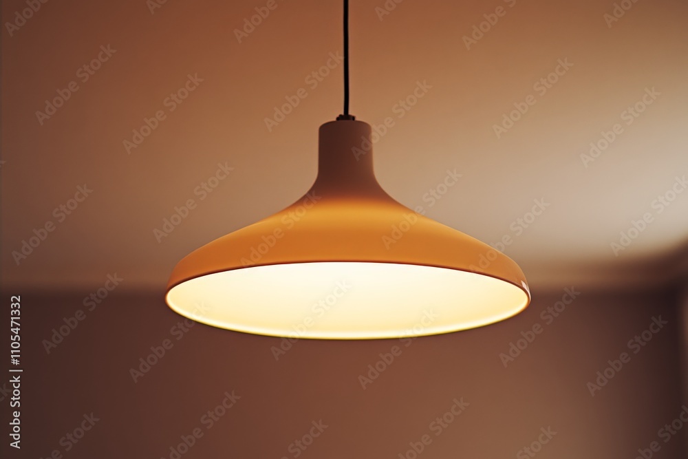 Poster an elegantly designed pendant lamp with a warm, inviting glow adds charm and sophistication to a roo