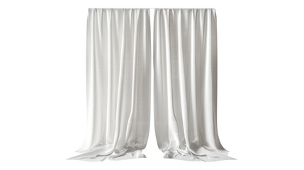Curtains, white
