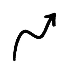 flecha aislado png dibujo a mano sin fondo marcador pincel 