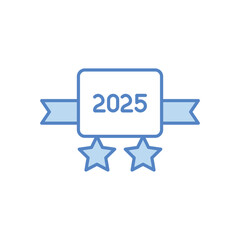 2025 Banner vector icon