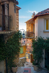 Eze village descending street