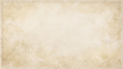 Obraz premium Cream-colored textured background with aged paper effect, ideal for design projects needing a vintage or antique aesthetic.