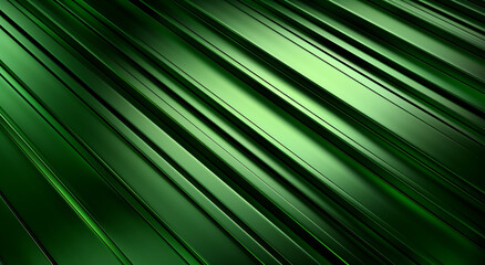 Metallic Emerald Background with Diagonal Lines