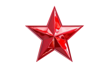 Customizable Star Shaped Sticker Design for Unique Promotional Needs Isolated on Transparent Background