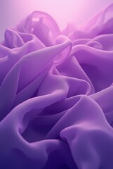 Obraz premium Abstract background made of translucent purple silk fabric