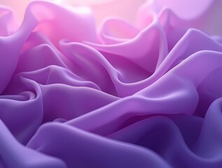 Obraz premium Abstract background made of translucent purple silk fabric
