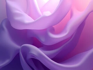Obraz premium Abstract background made of translucent purple silk fabric
