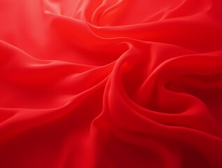 Obraz premium Abstract background made of translucent red silk fabric