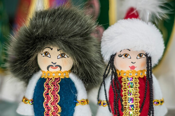 Cute dolls sold in Bishkek, Kyrgyzstan