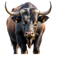Naklejka premium gaur on white background