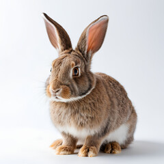 Fototapeta premium rabbit on white background