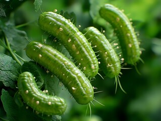 Fototapeta premium The dangerous bacteria, which appear to reflect the seriousness of potentially dangerous infectious diseases, are designed to emphasize the importance of health care through engaging visual media.