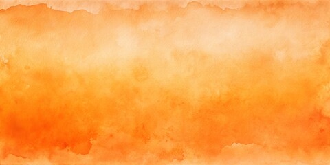 Obraz premium Abstract Orange Watercolor Wash Background Texture for Design Projects
