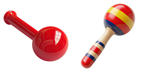 Noisemaker isolated on transparent background, Set of